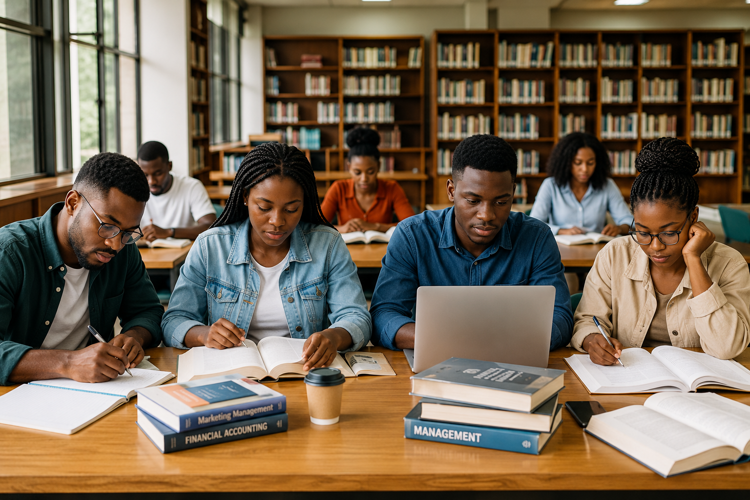 Students Studying